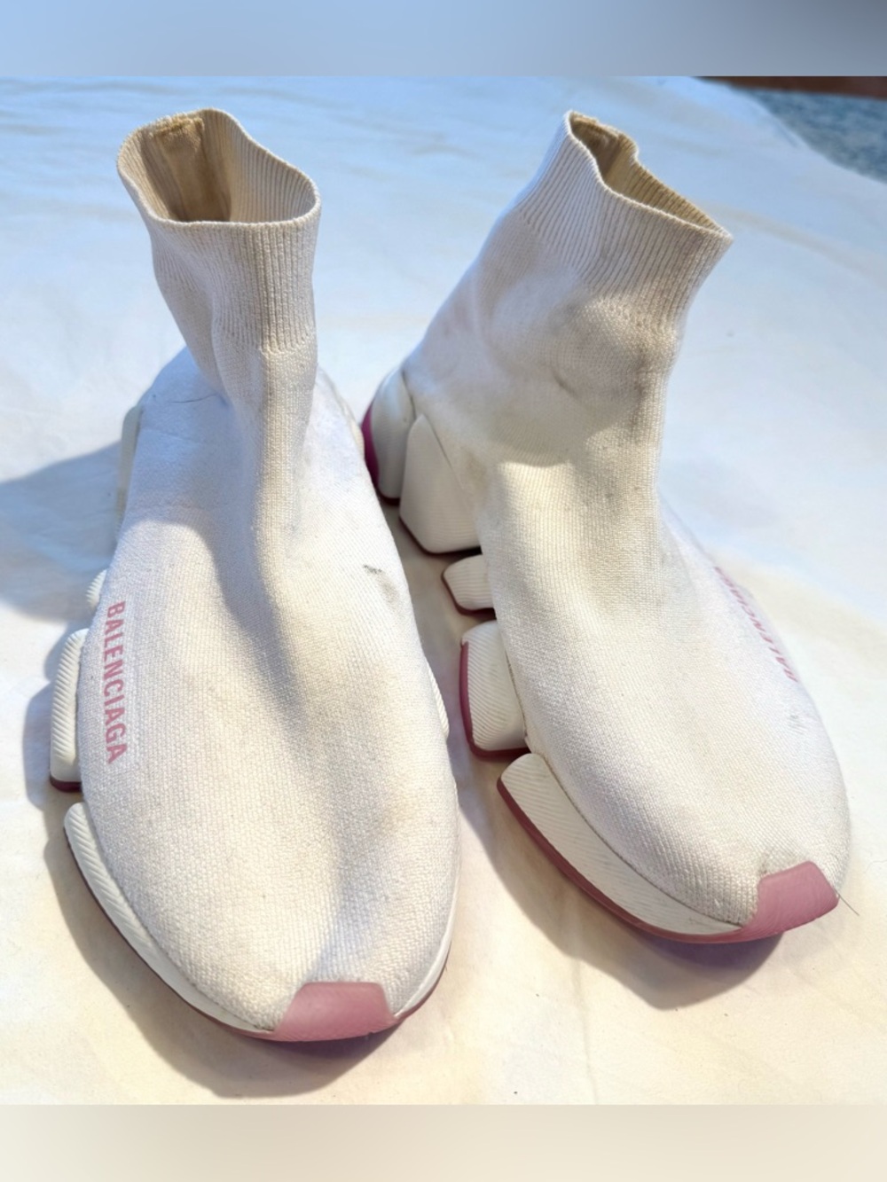 BALENCIAGA White Sock Sneakers Booties